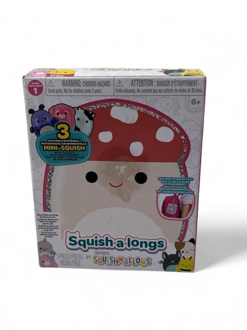 Jazwares 5 Piece Squishmallows Squish A Long Clip & Go Series 1 Mystery Pack NIB